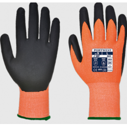 Gants de Monteur Polyester Enduit PU - Anti-Coupures Niveau B - Taille 9 :  Entretien et Sécurité Promeca