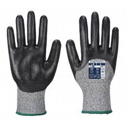 HEXARMOR GANTS RÉSISTANTS AUX COUPURES, TAILLE M (8), 10 ½PO, GRIS/JAUNE,  NITRILE, RÉSISTE AUX CHOCS, PAIRE - Gants tricotés et résistants aux  coupures - HEX2090X-M